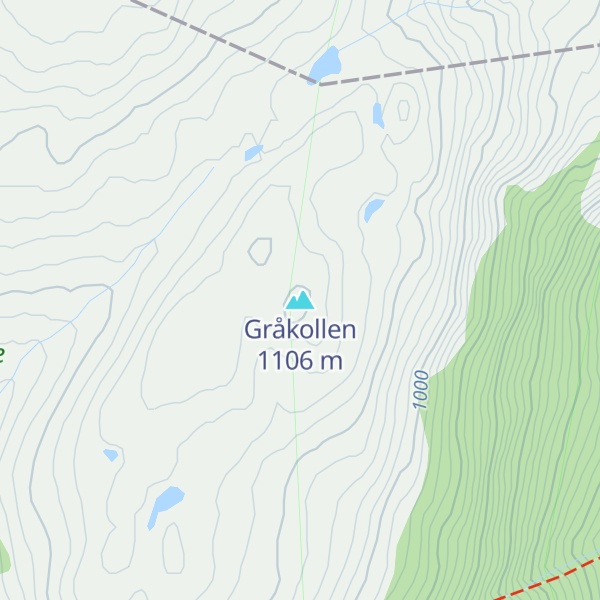 Map of Gråkollen