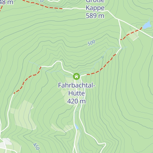 Map of Fahrbachtal-Hütte