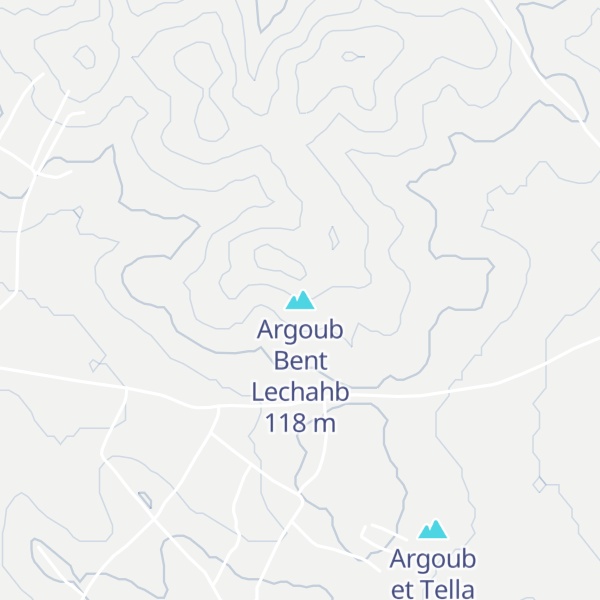 Map of Argoub Bent Lechahb
