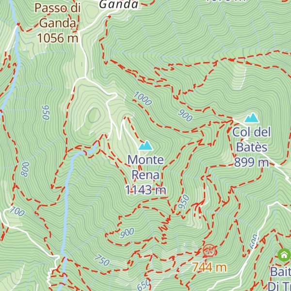 Map of Monte Rena