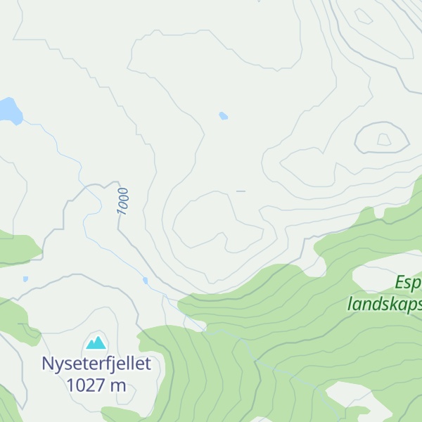 Map of Liufjellet