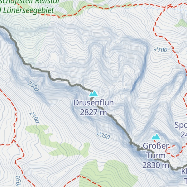 Map of Drusenfluh