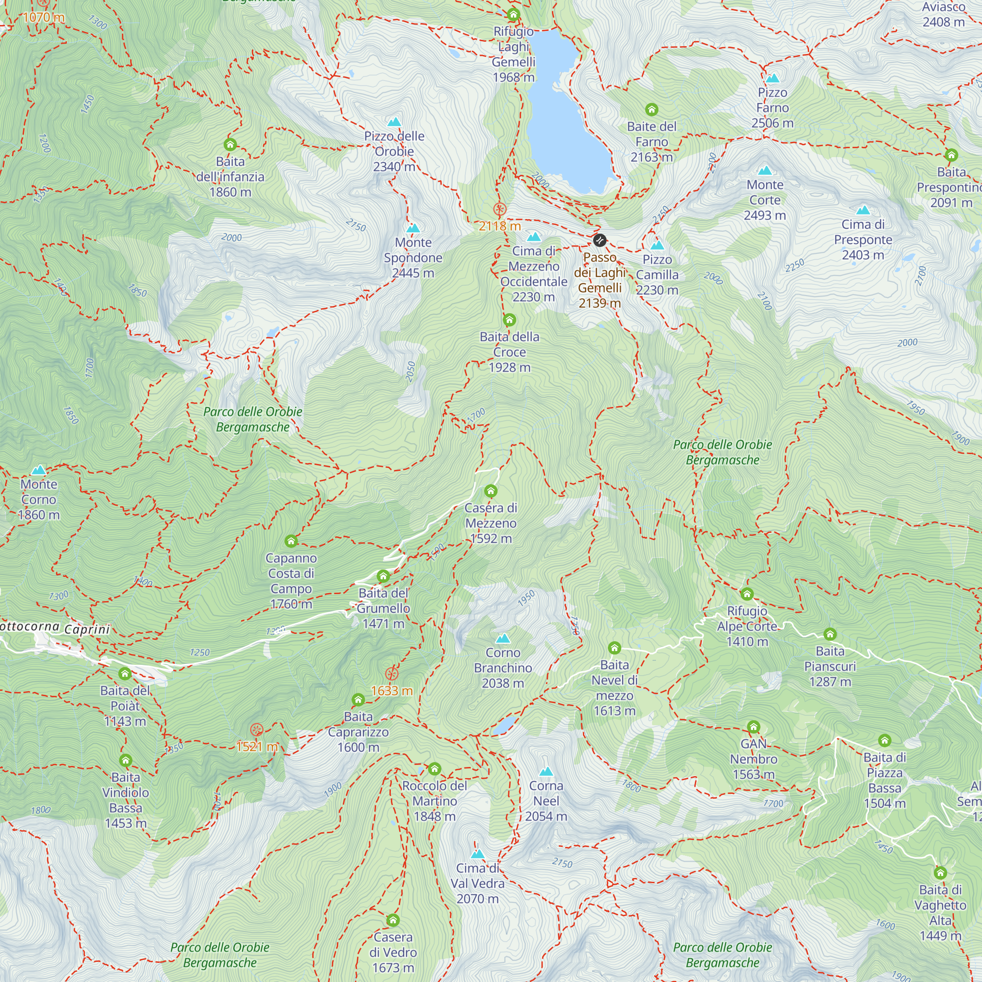 Casera di Mezzeno map