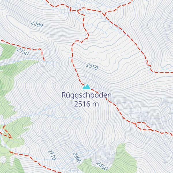 Map of Rüggschboden