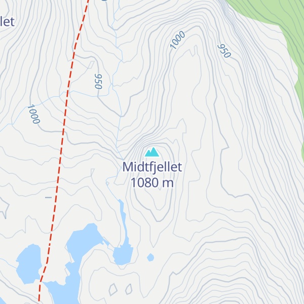 Map of Midtfjellet