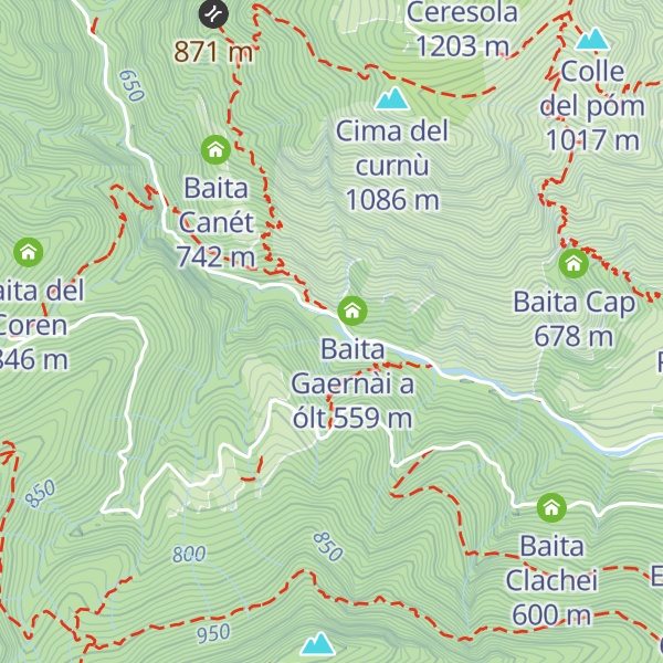 Map of Baita Gnoc