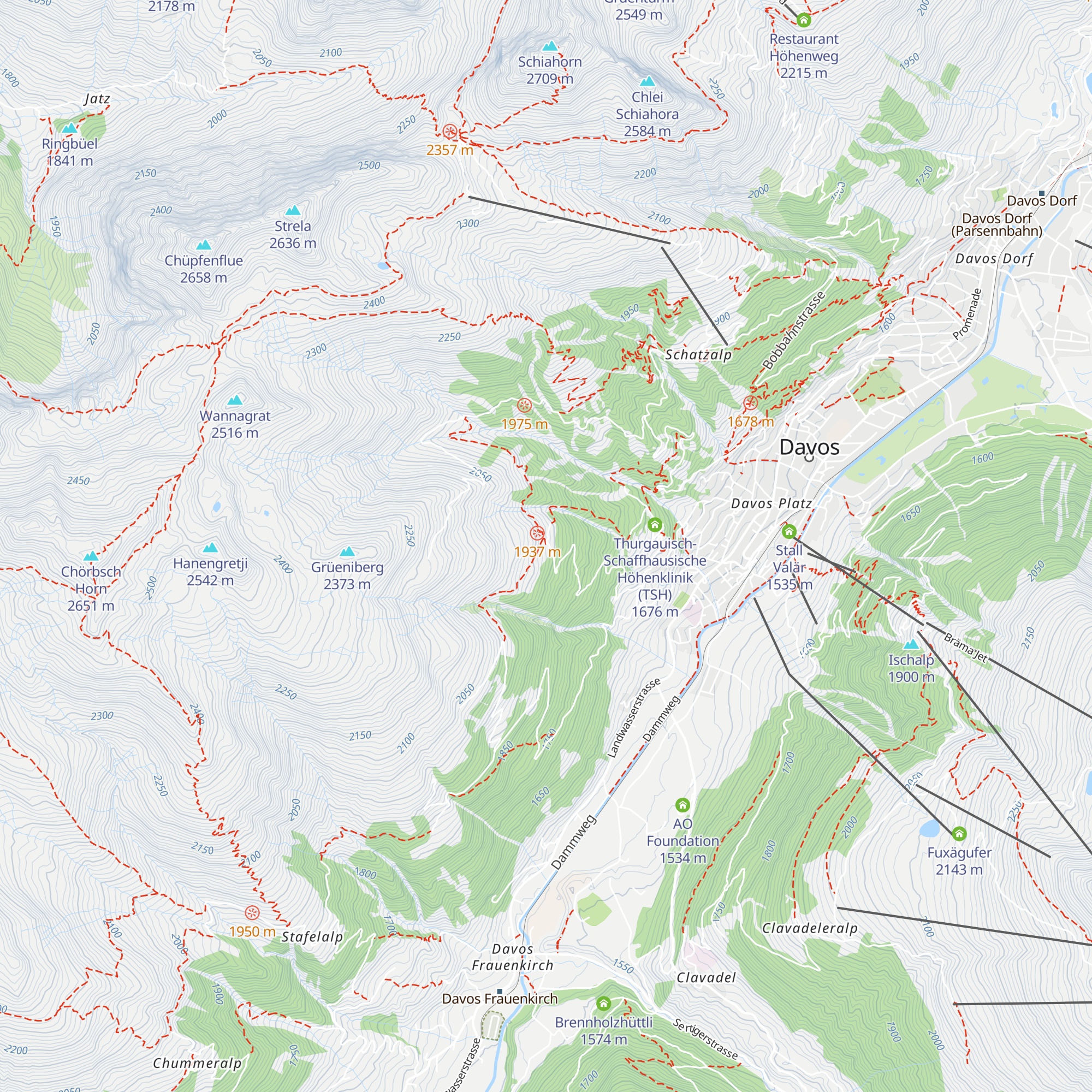 Grüenialp map