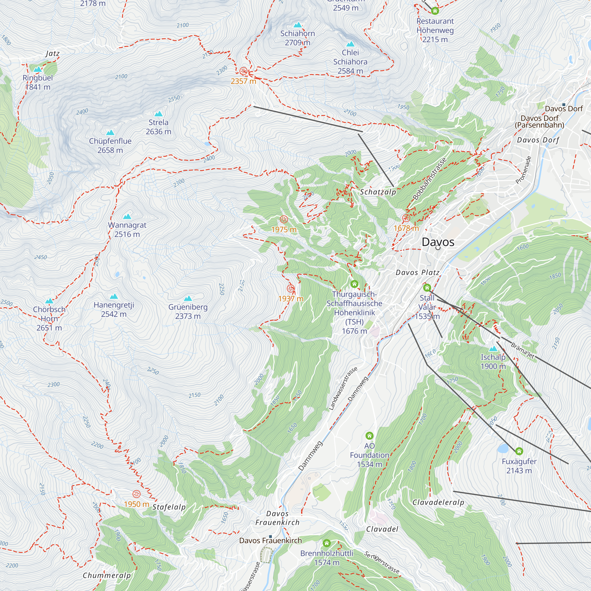 Grüenialp map