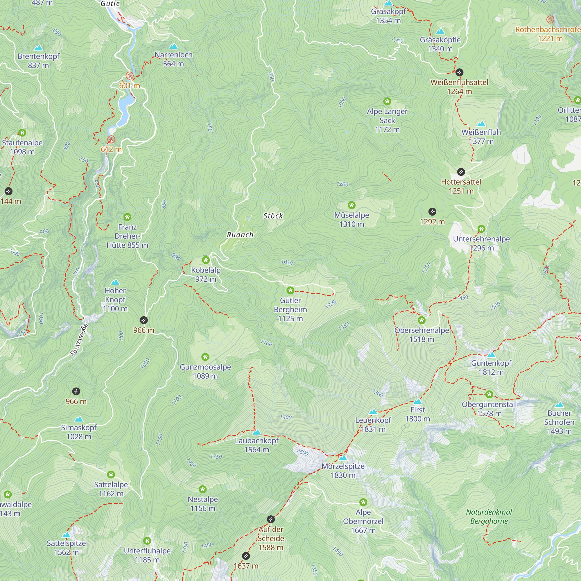 Gütler Bergheim map