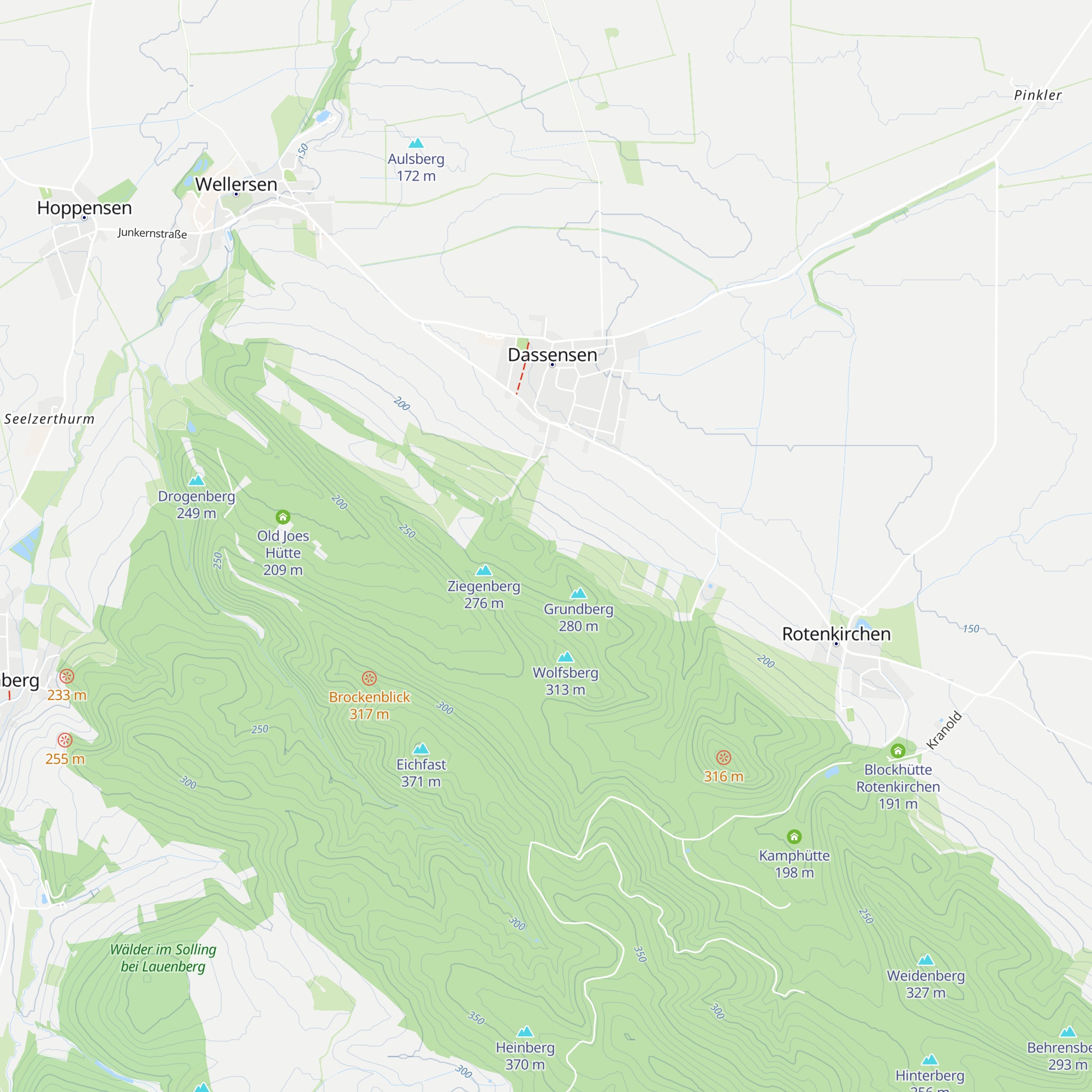 Grillhütte Dassensen map
