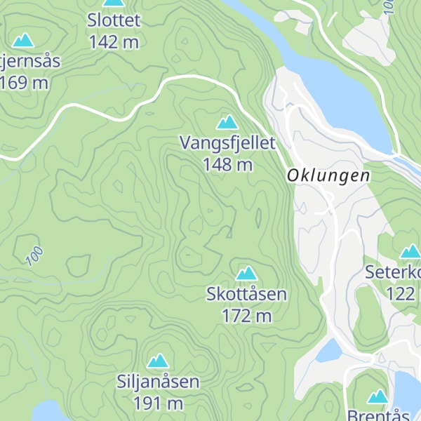 Map of Hytteåsen
