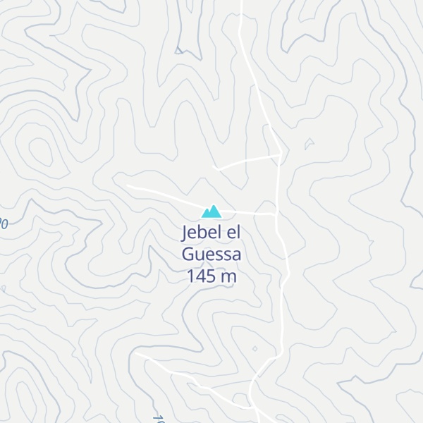 Map of Jebel el Guessa