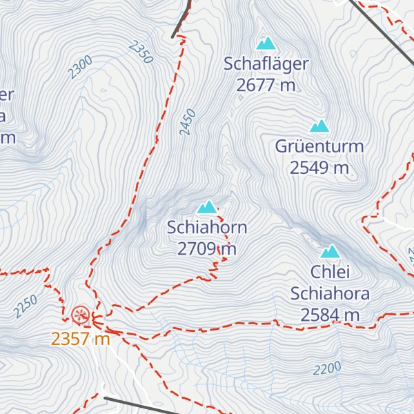 Map of Schiahorn