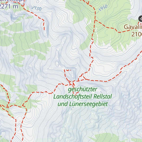 Map of Gottvaterspitze