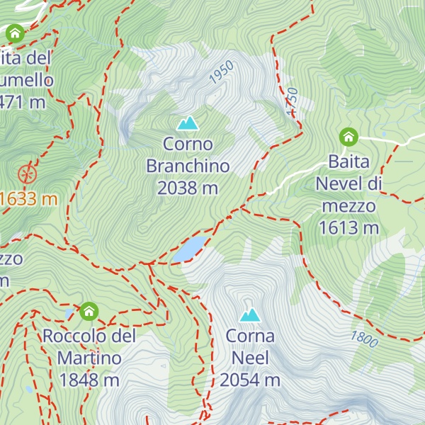 Map of Rifugio Branchino