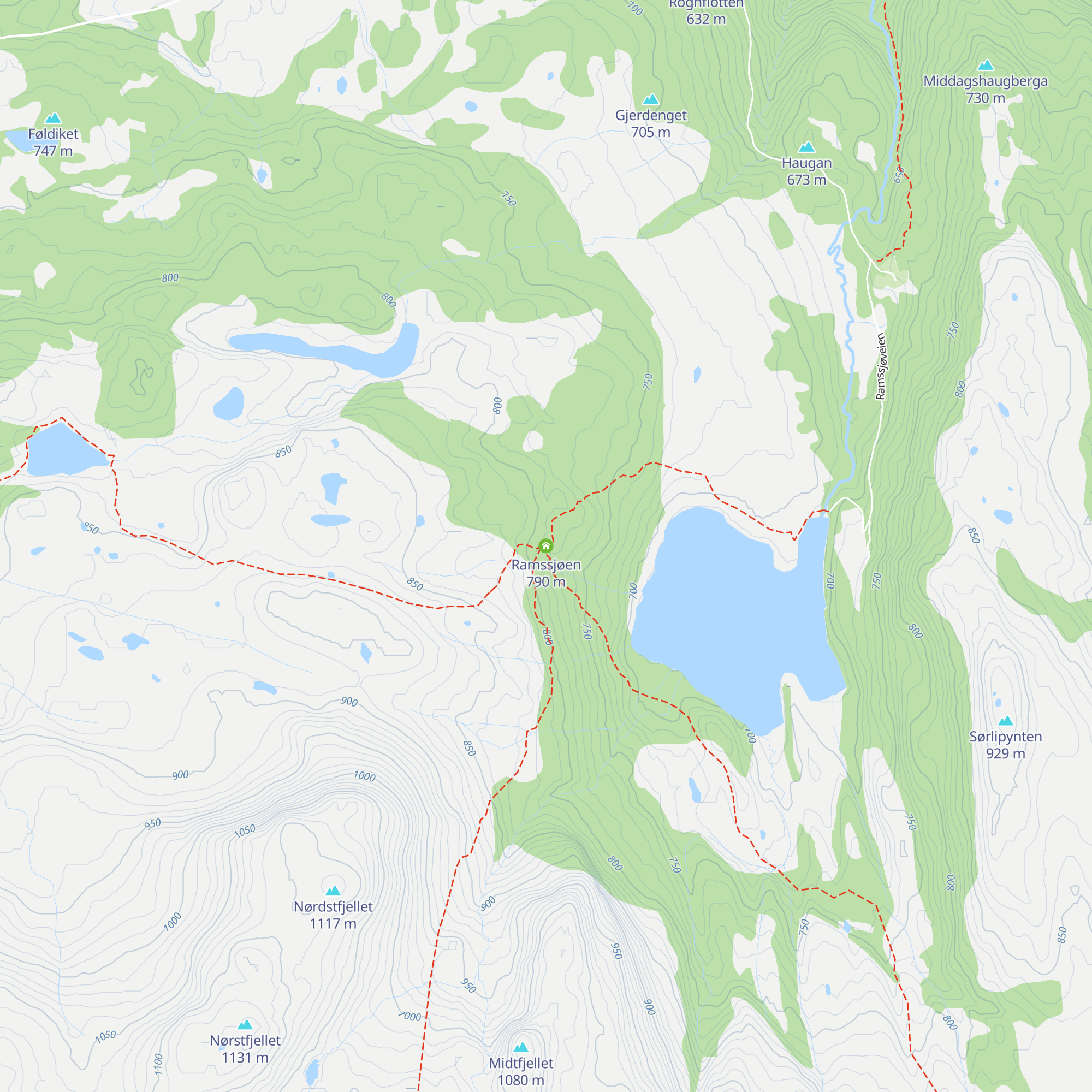 Ramssjøen map