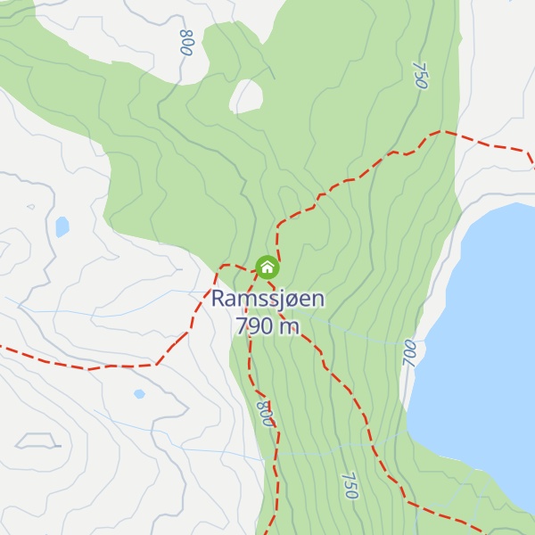 Map of Ramssjøen