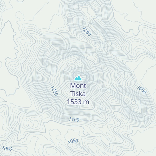 Map of Mont Tiska