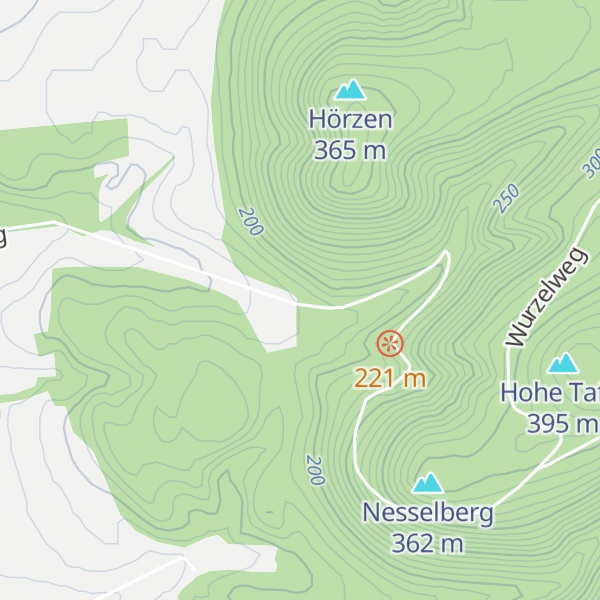 Map of Hörzenhütte