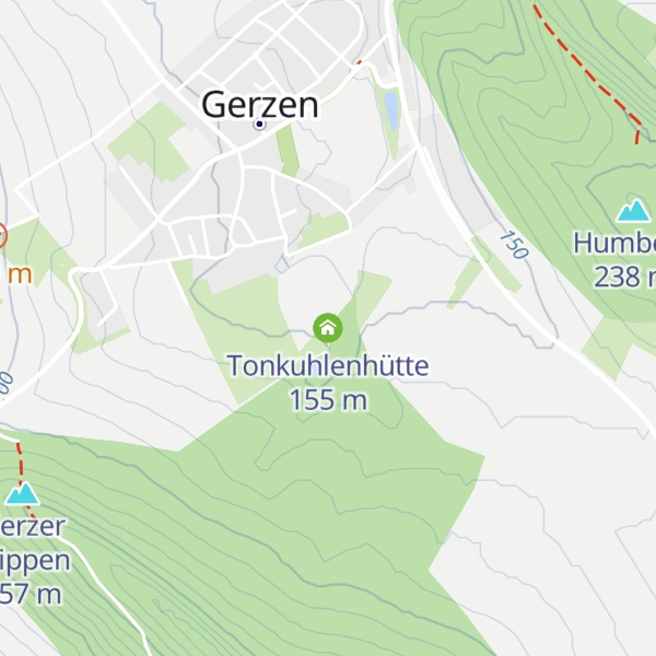 Map of Tonkuhlenhütte