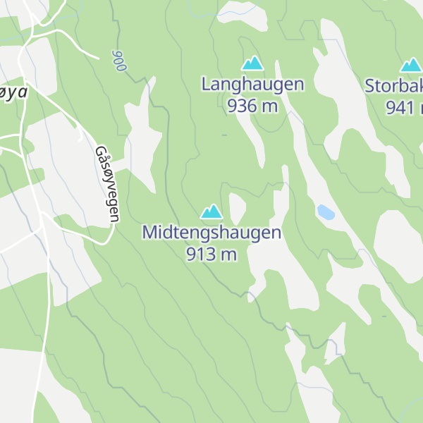 Map of Midtengshaugen