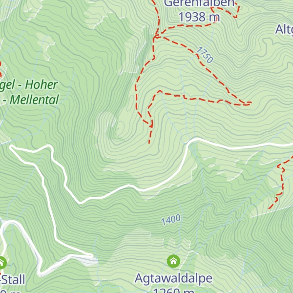 Map of Neugerachalpe