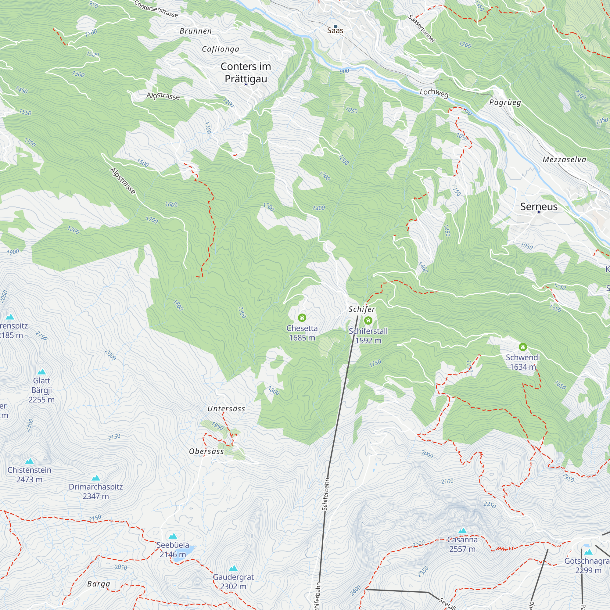 Alte Schwendi map