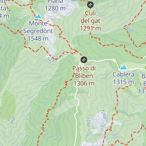 Map of Baita Bliben a mèz