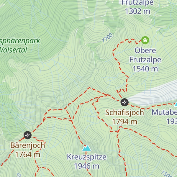 Map of Gerenspitze
