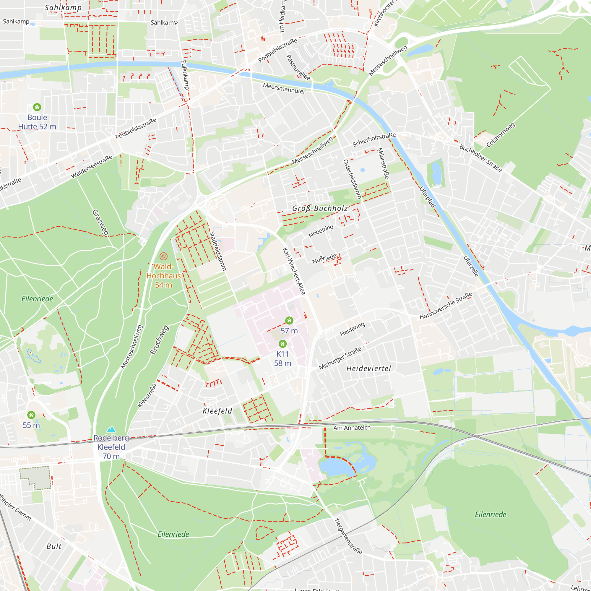 MHH Infohaus Hauptzufahrt / Pforte map