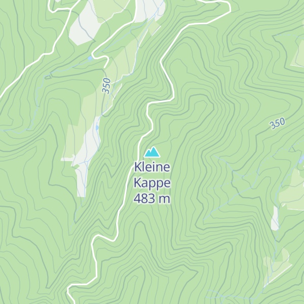 Map of Kleine Kappe