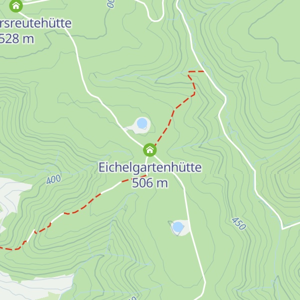 Map of Eichelgartenhütte