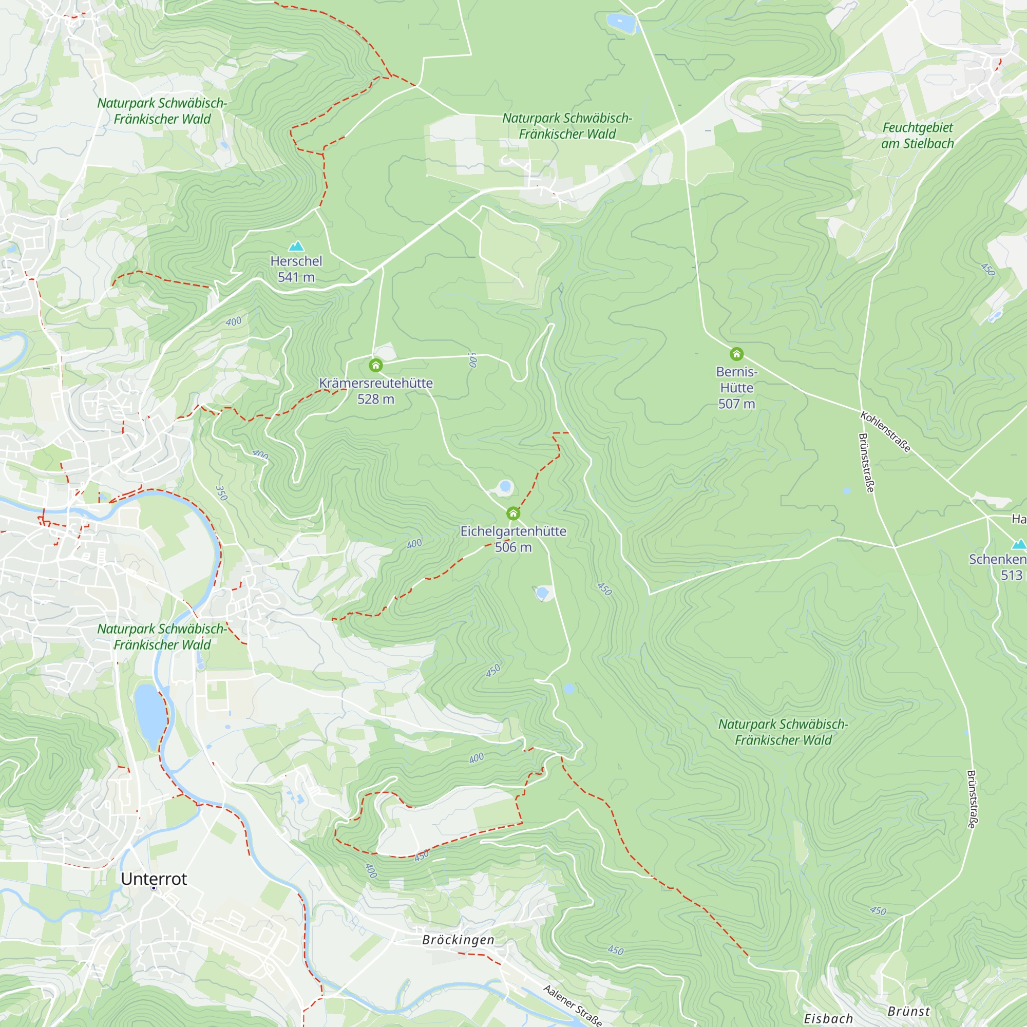 Eichelgartenhütte map