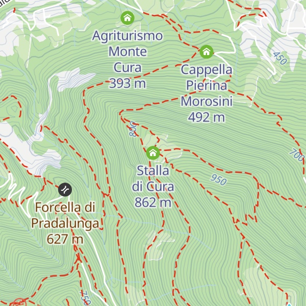 Map of Stalla di Cura