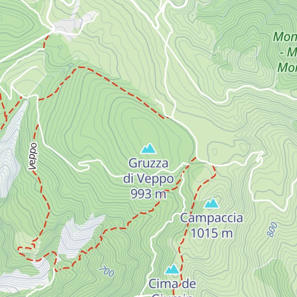 Map of Gruzza di Veppo