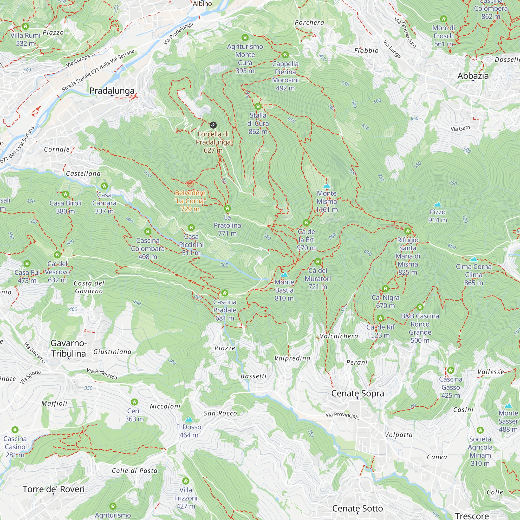 Oasi della pace map