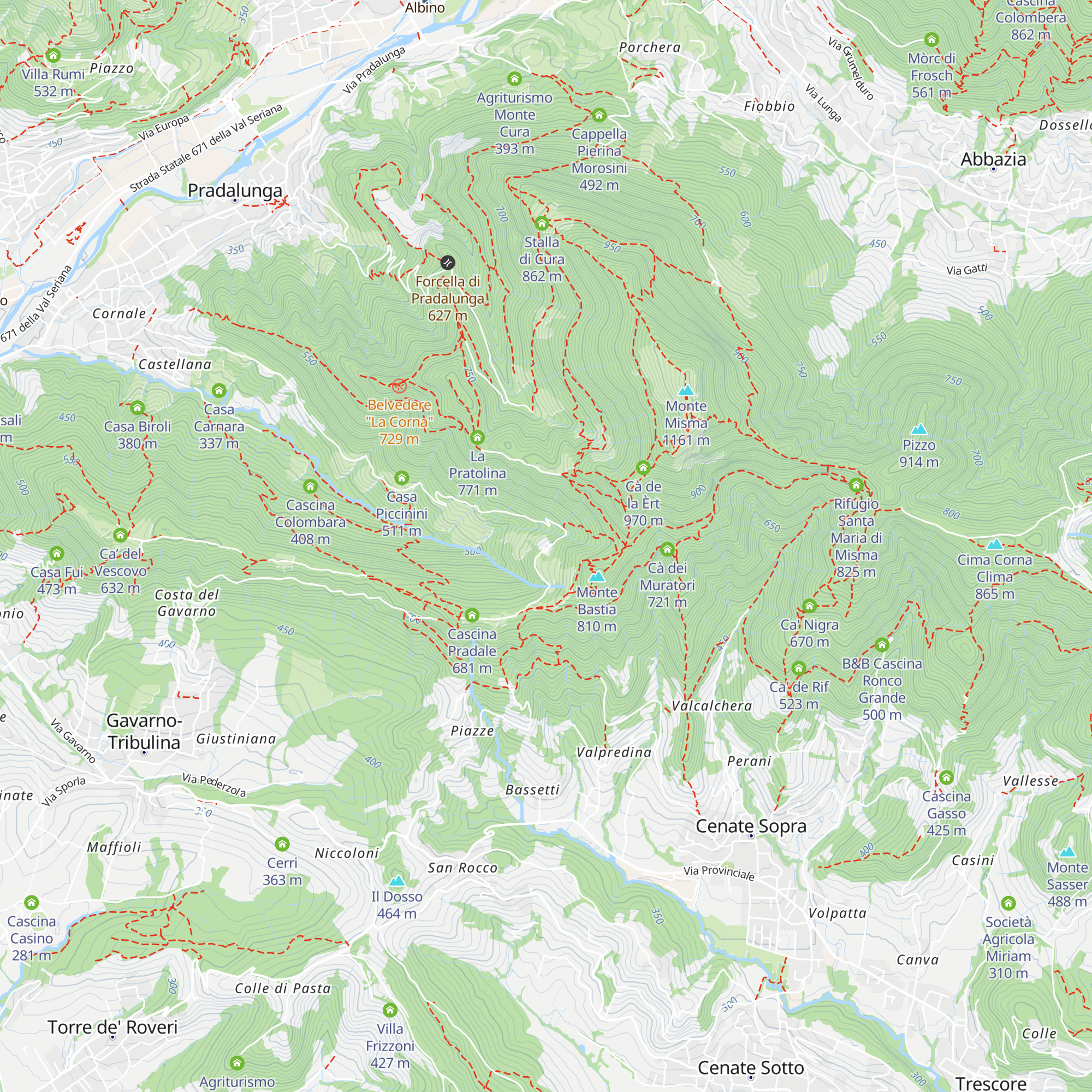 Oasi della pace map