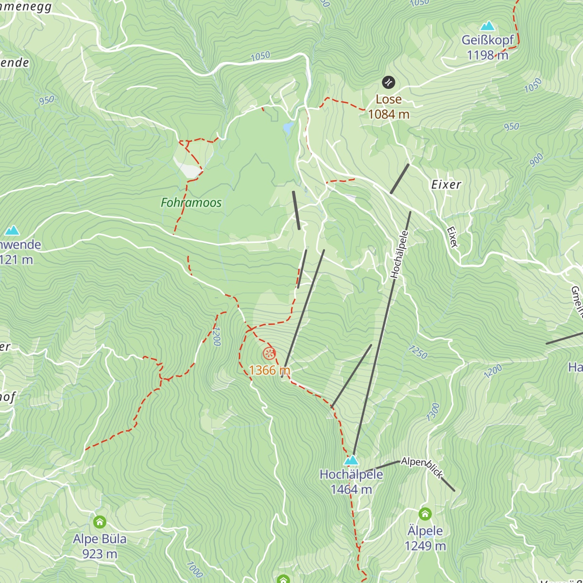 Lankhütte map
