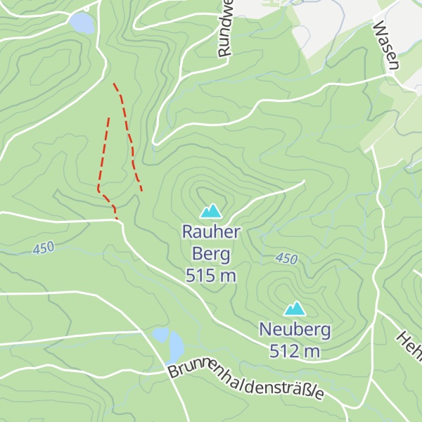 Map of Rauher Berg