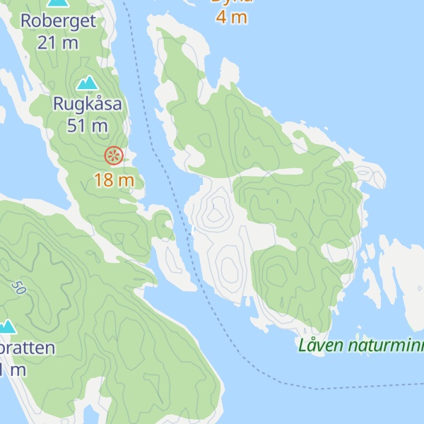 Map of Stueåsen