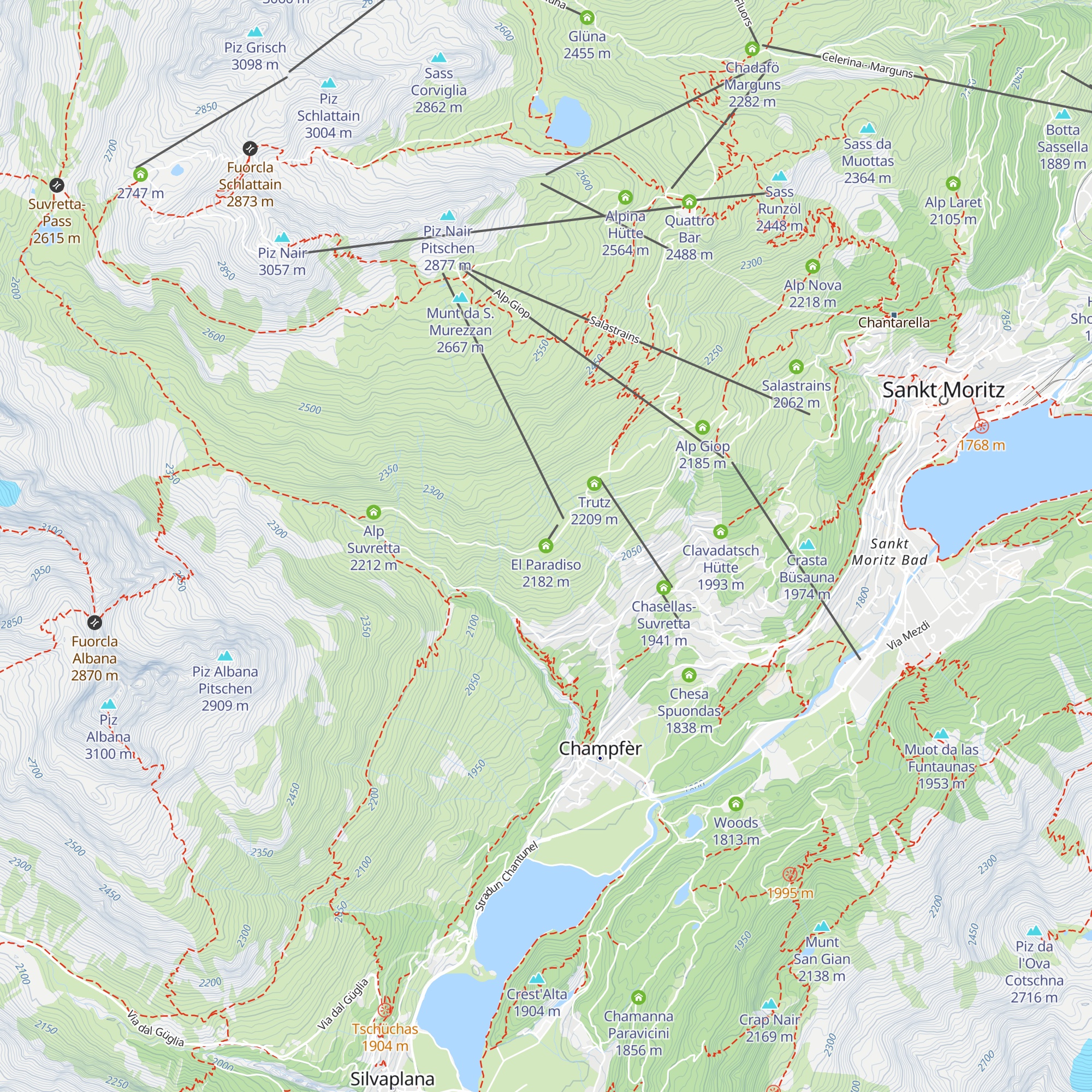 El Paradiso map