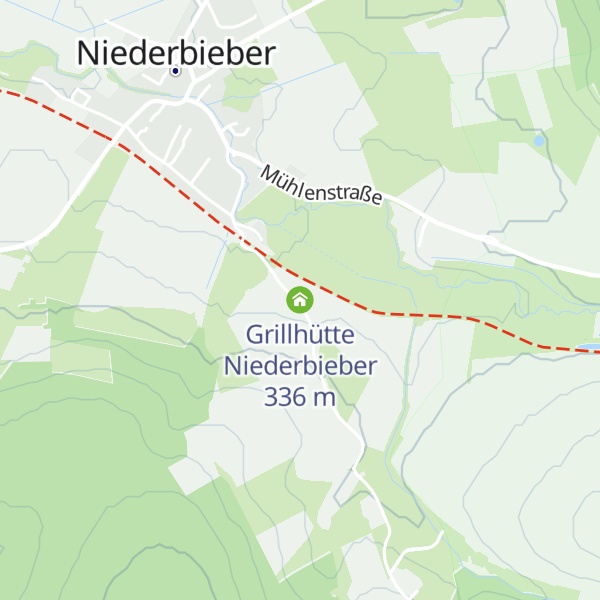 Map of Grillhütte Niederbieber