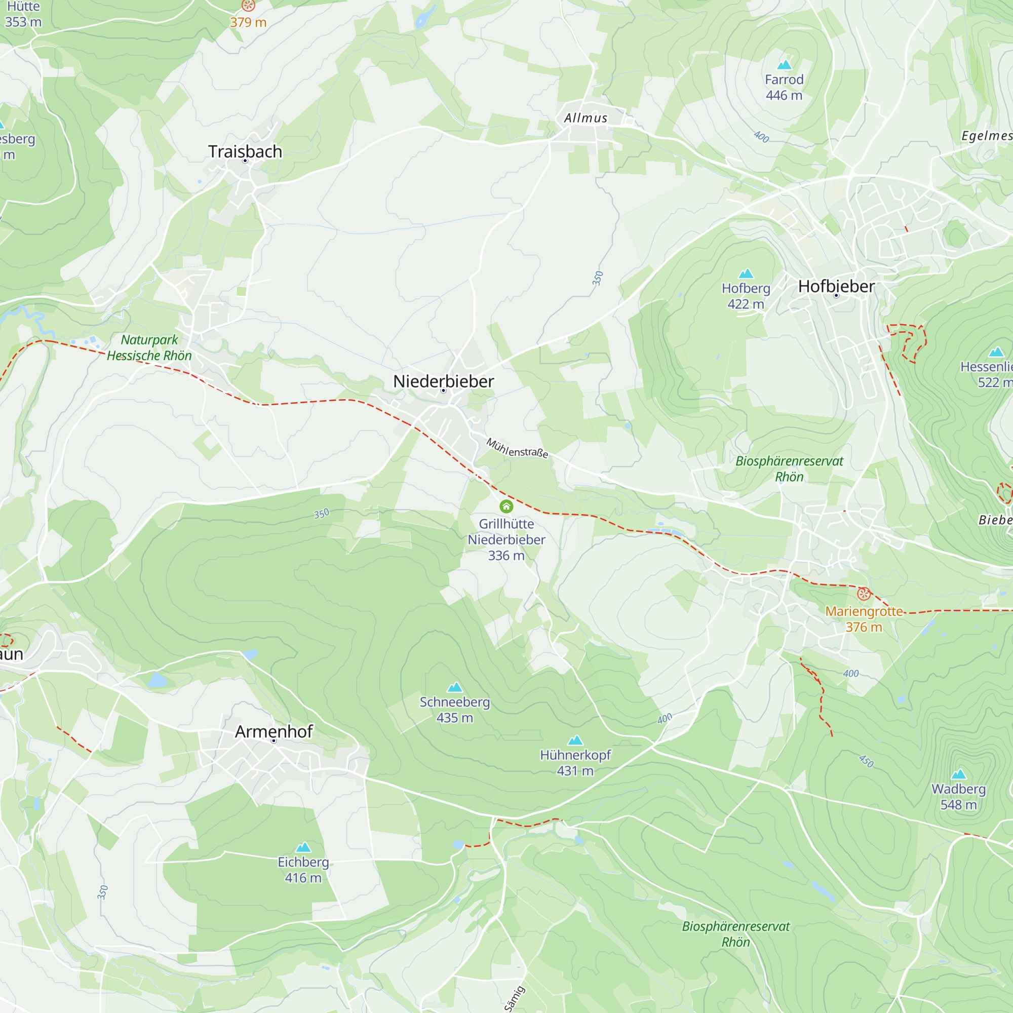 Grillhütte Niederbieber map