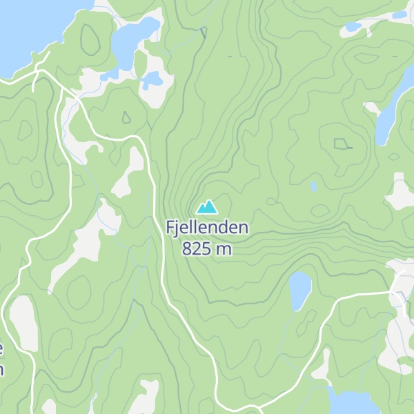 Map of Fjellenden