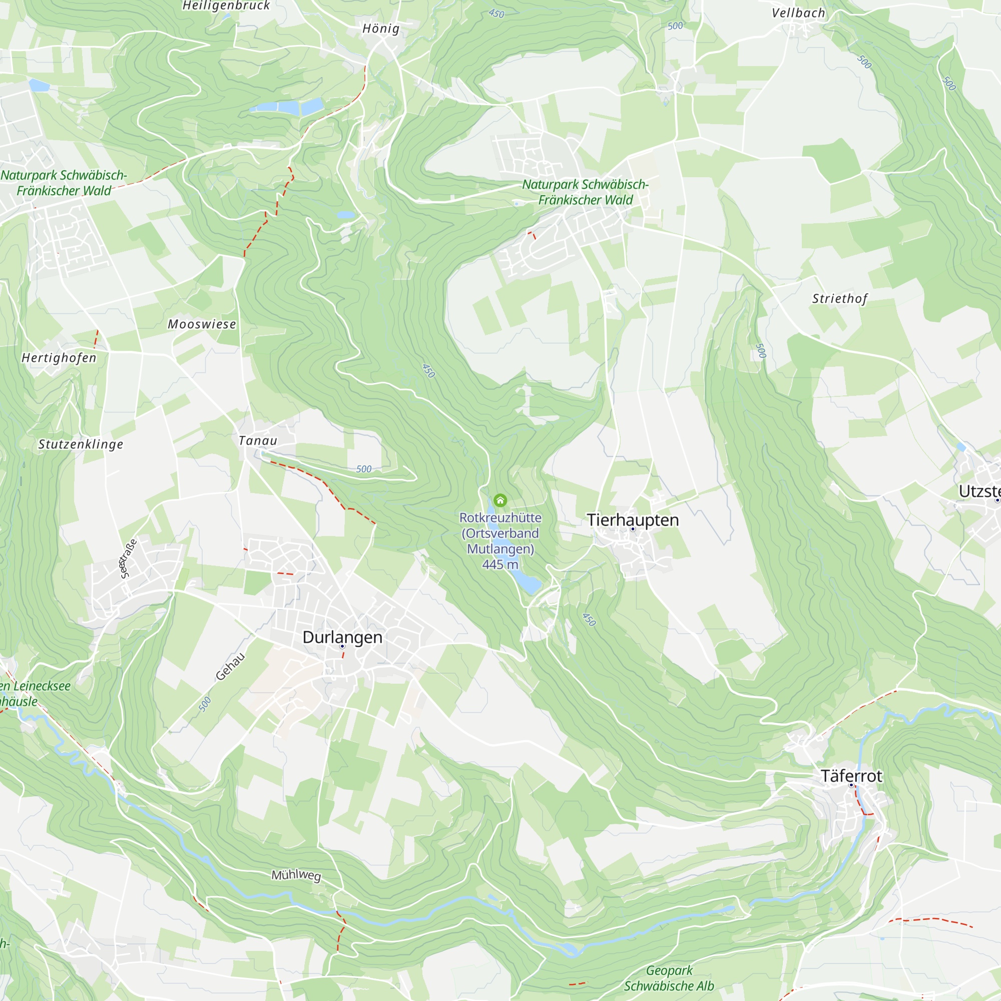 Rotkreuzhütte (Ortsverband Mutlangen) map