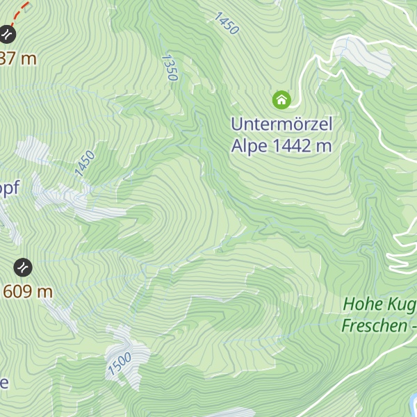 Map of Alpe Unterbruderthan