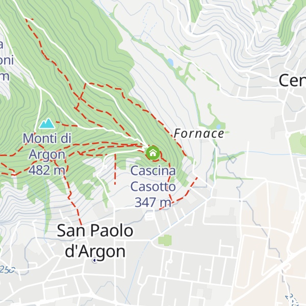 Map of Cascina Casotto