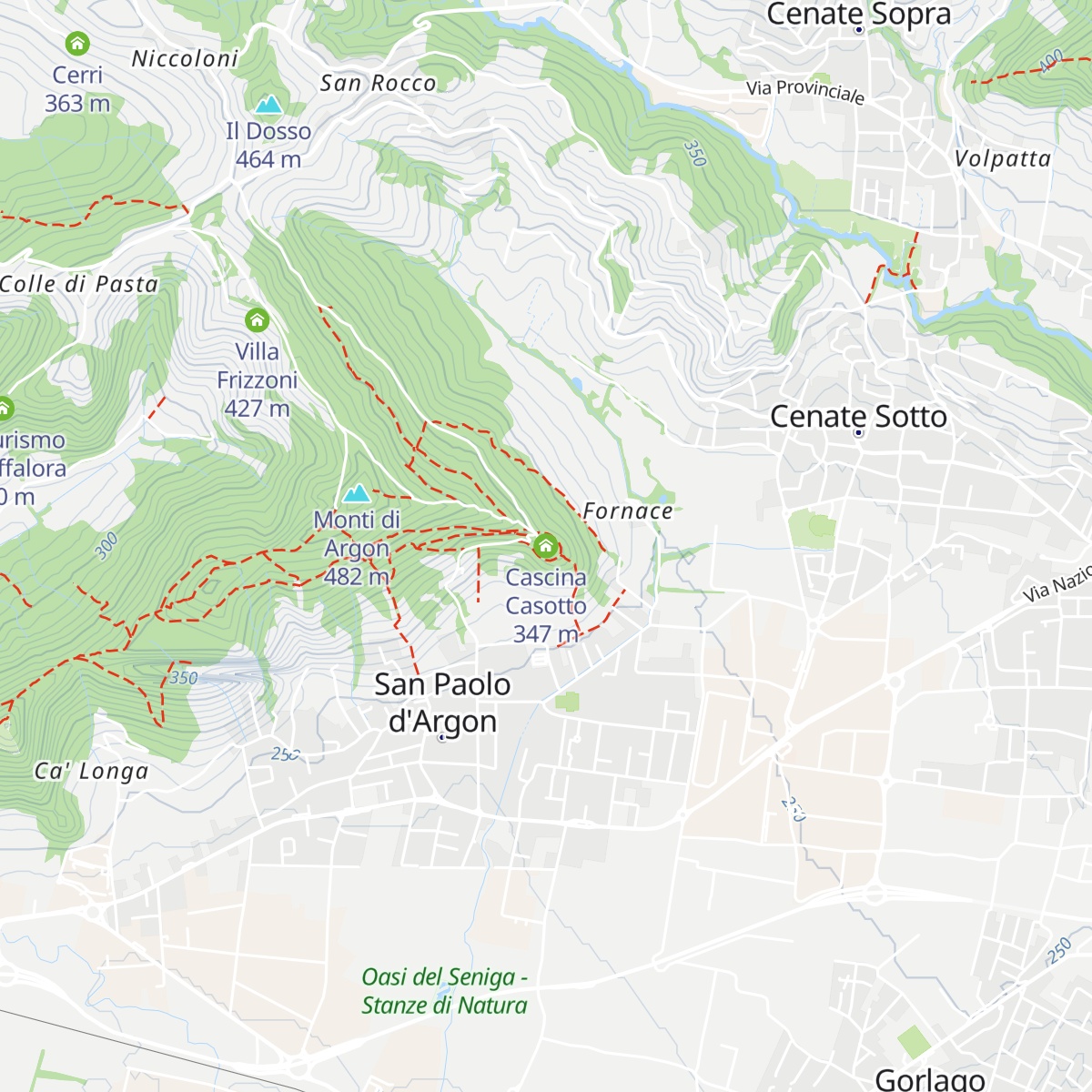 Cascina Casotto map