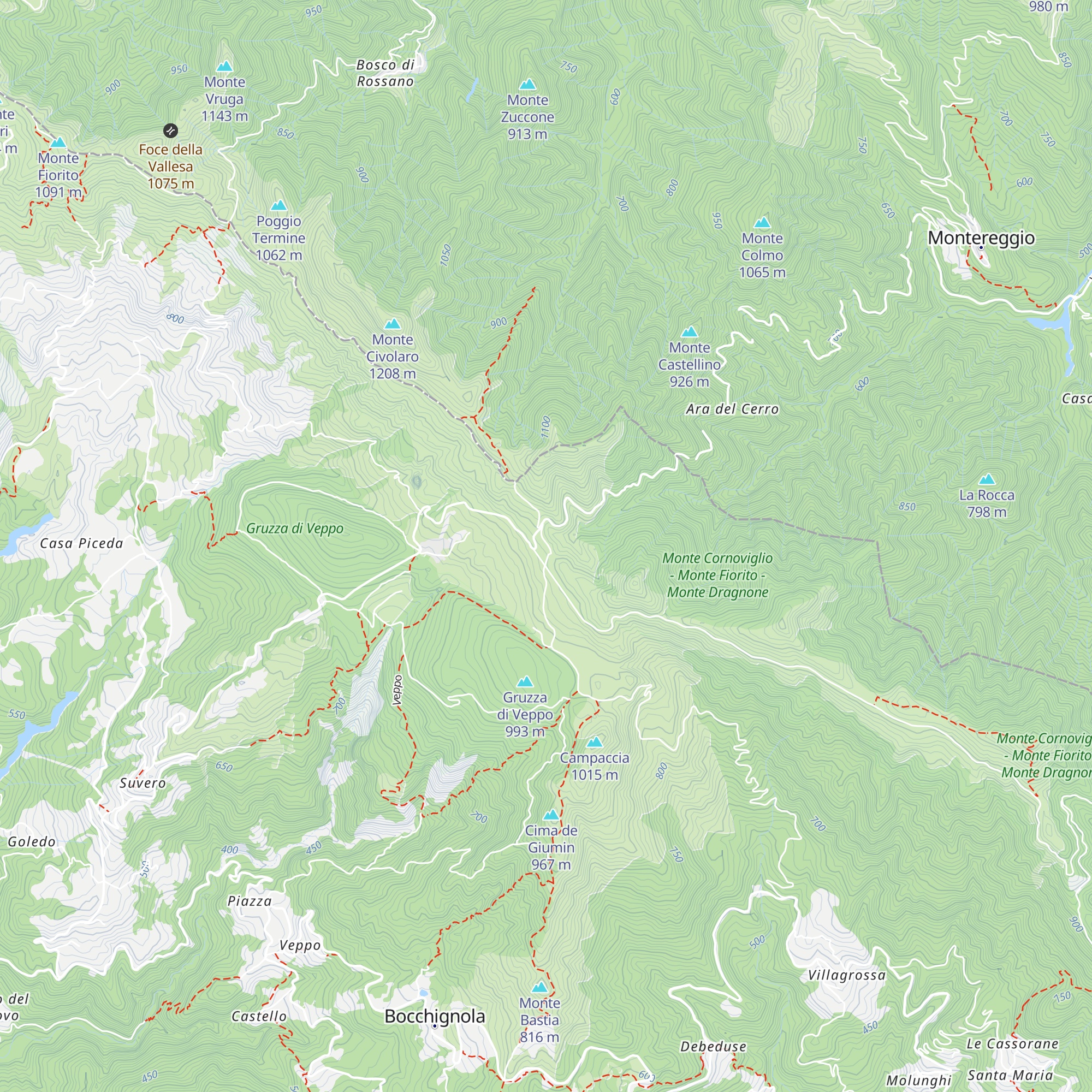 Rifugio dei Cacciatori map
