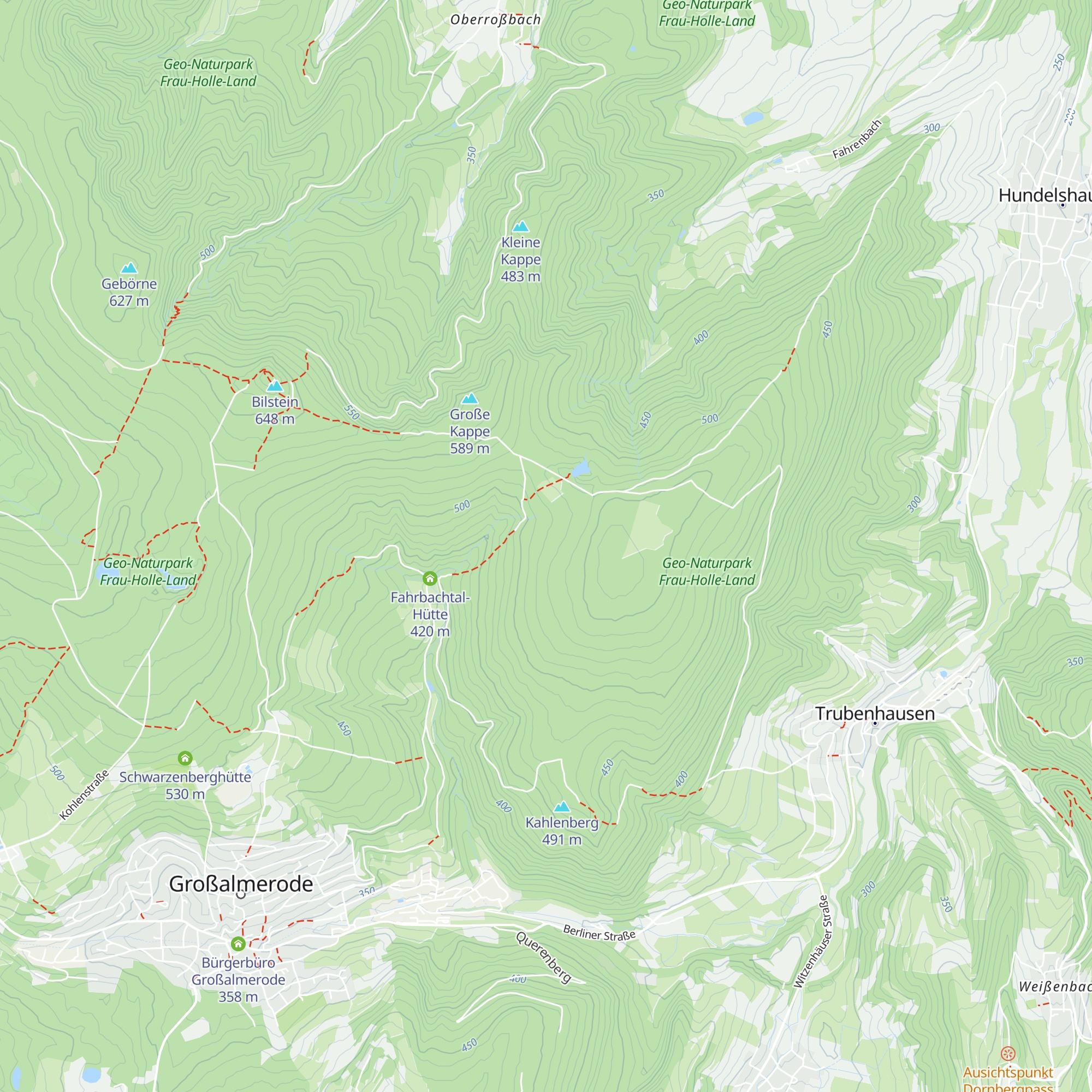Schwedenhütte map